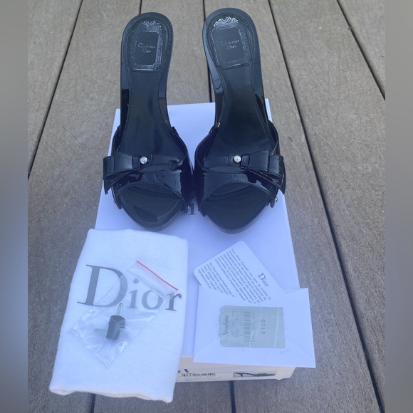 Dior City Clog 10CM  900 Noir Sandal ❤️🎉 - Picture 1 of 13